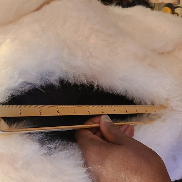 Ueilam Vintage Peruvian Alpaca Fur Sleeveless Jacket Vest Size Medium - Picture 9 of 16